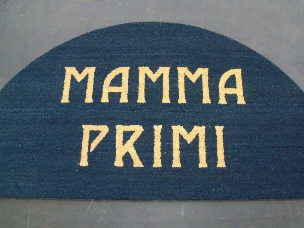 Tapis brosse coco PMR sur mesure - Texte OU bordure