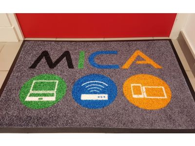 Tapis publicitaire Mica
